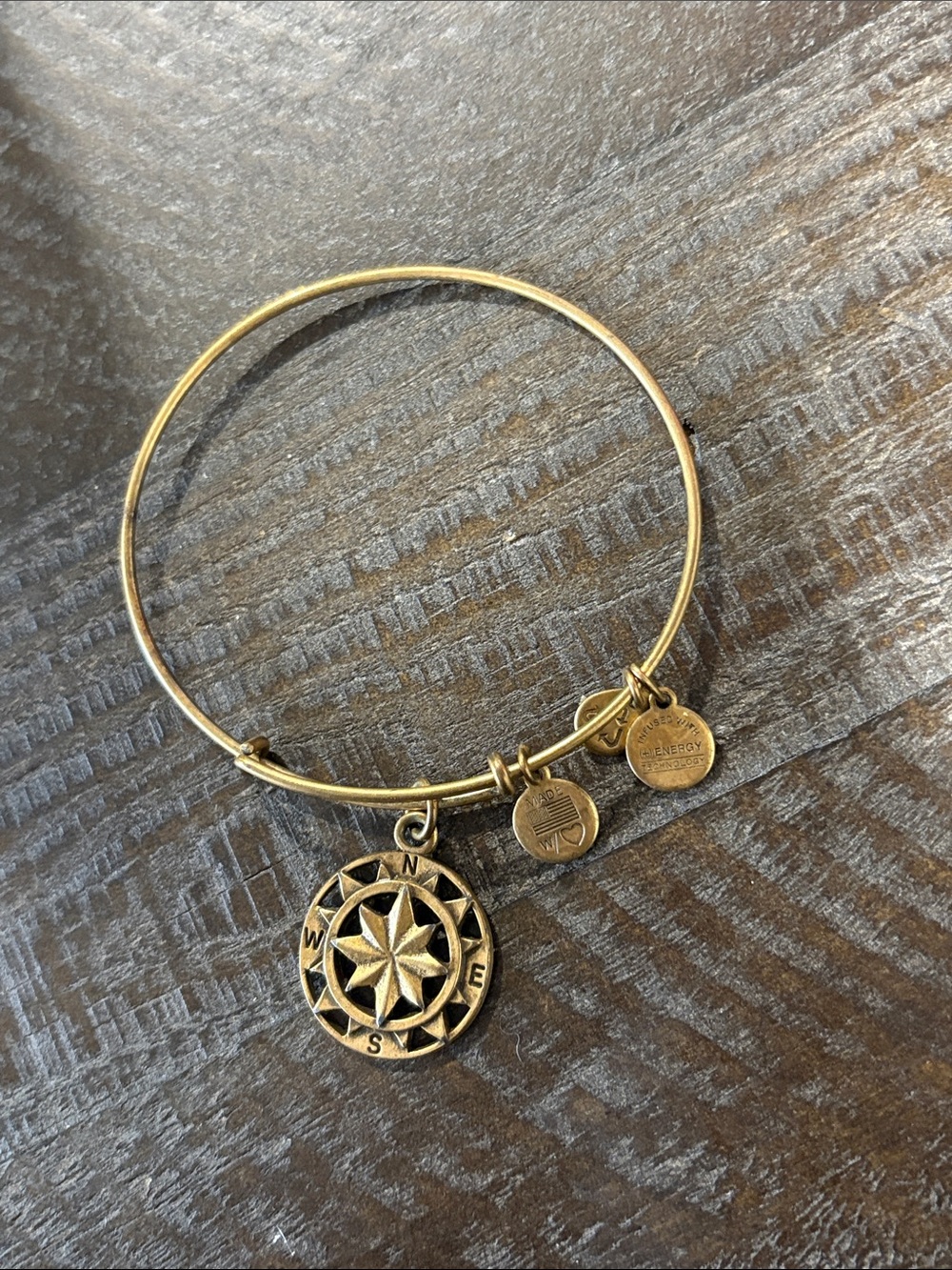 Alex and Ani compass bracelet